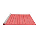 Contemporary Red Washable Rugs