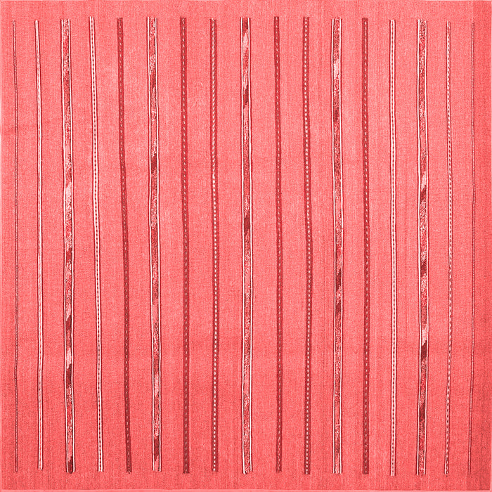 Machine Washable Abstract Red Contemporary Rug, wshcon2631red