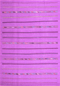 Abstract Purple Contemporary Rug, con2631pur