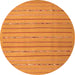 Square Abstract Orange Contemporary Rug, con2631org