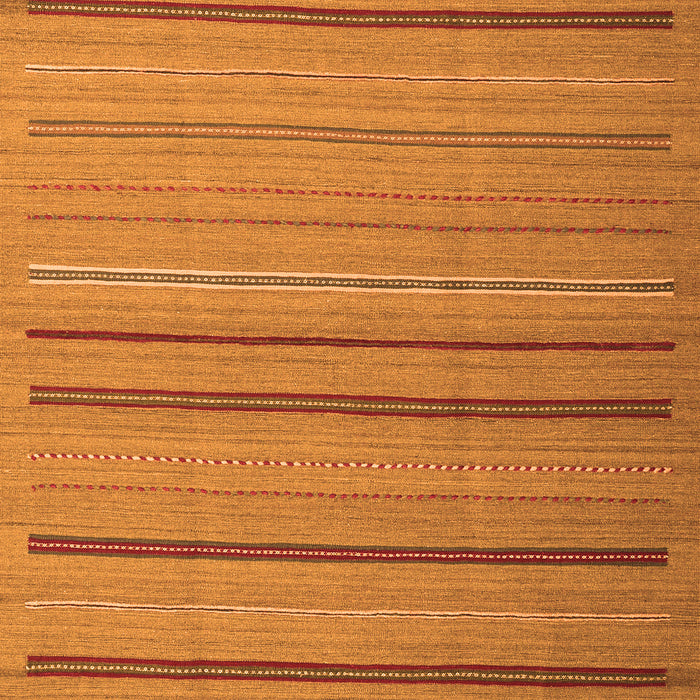 Abstract Orange Contemporary Rug, con2632org