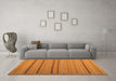 Machine Washable Abstract Orange Contemporary Area Rugs in a Living Room, wshcon2632org