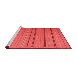 Contemporary Red Washable Rugs