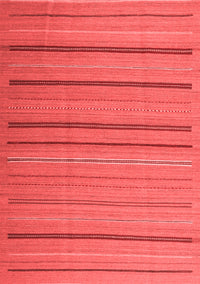 Abstract Red Contemporary Rug, con2632red