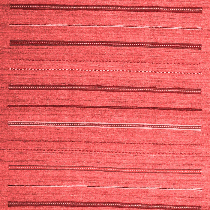 Machine Washable Abstract Red Contemporary Rug, wshcon2632red