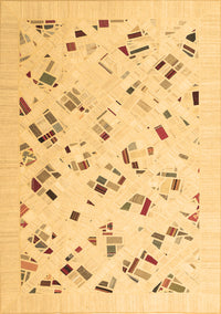 Solid Brown Modern Rug, con2633brn