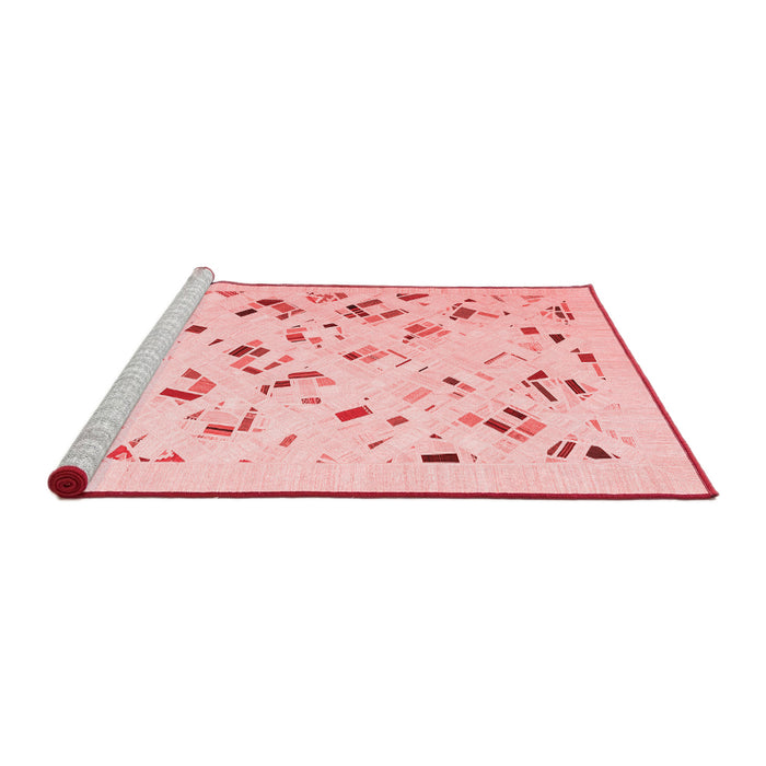 Modern Red Washable Rugs