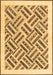 Machine Washable Solid Brown Modern Rug, wshcon2634brn