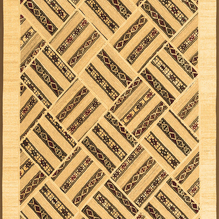 Solid Brown Modern Rug, con2634brn