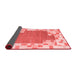 Abstract Red Contemporary Area Rugs