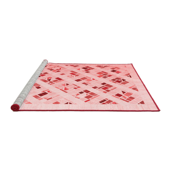 Modern Red Washable Rugs