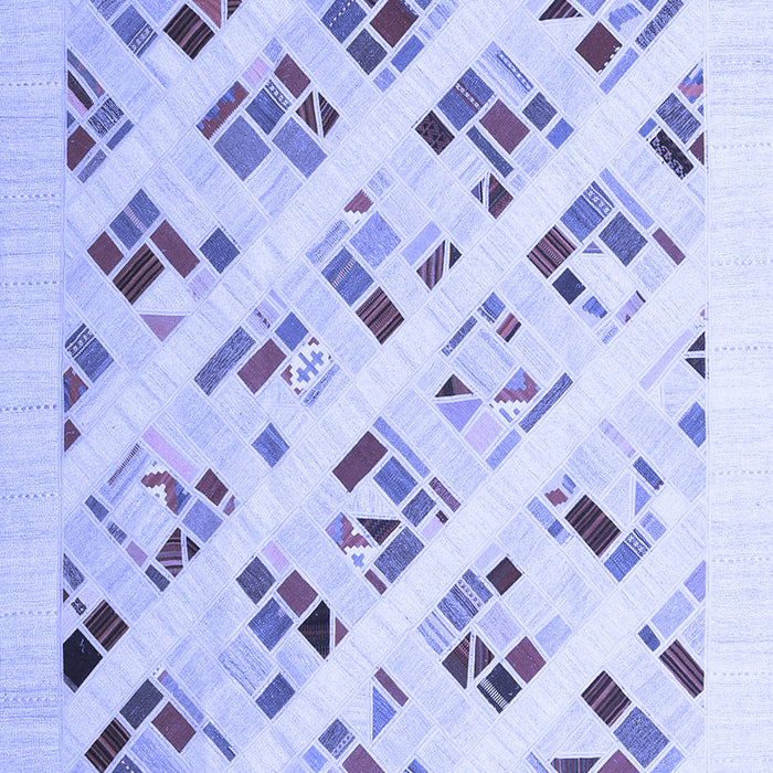 Solid Blue Modern Rug, con2636blu