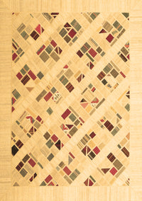 Solid Brown Modern Rug, con2636brn