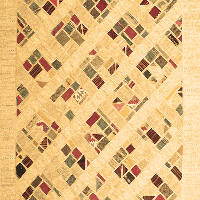 Solid Brown Modern Rug, con2636brn