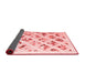 Solid Red Modern Area Rugs