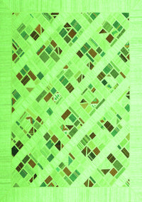 Solid Green Modern Rug, con2636grn