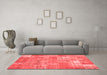 Transitional Red Washable Rugs