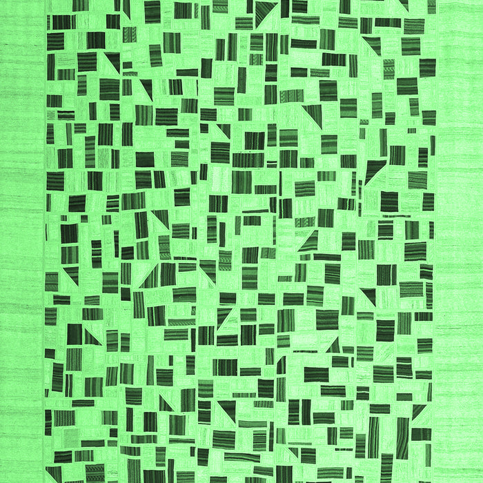 Solid Emerald Green Modern Rug, con2638emgrn