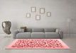 Modern Red Washable Rugs