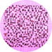 Round Solid Purple Modern Rug, con2638pur