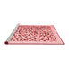 Modern Red Washable Rugs