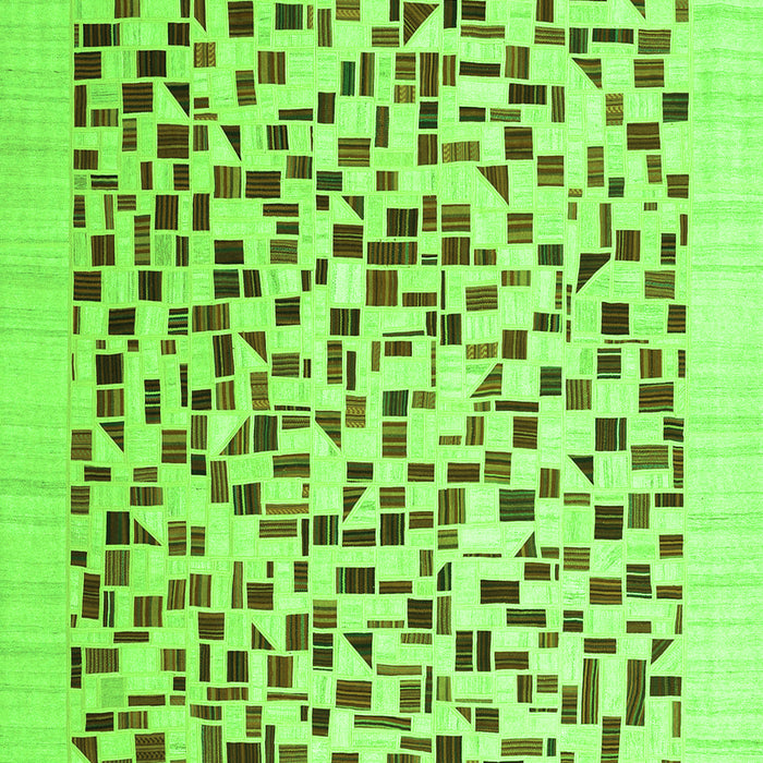 Solid Green Modern Rug, con2638grn