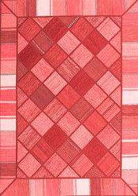 Southwestern Red Country Rug, con2639red