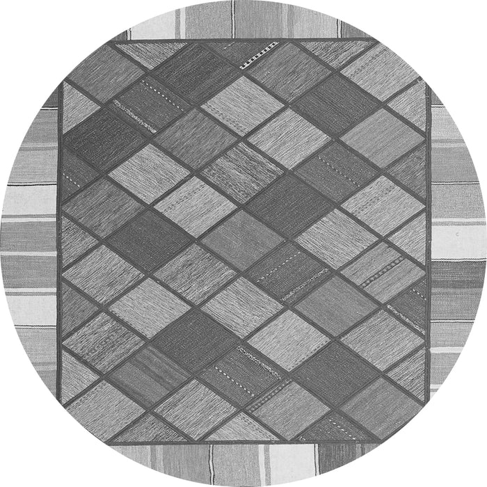 Square Southwestern Gray Country Rug, con2639gry