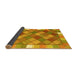 Sideview of Southwestern Yellow Country Rug, con2639yw