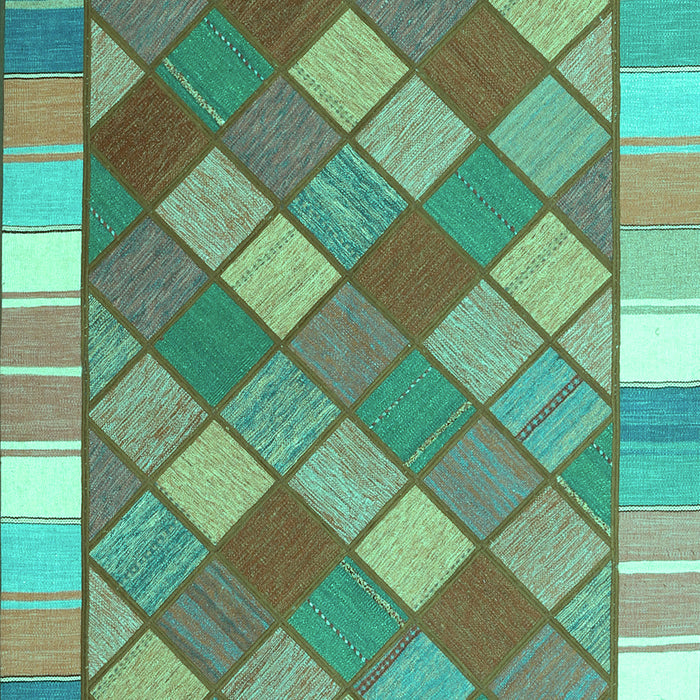 Southwestern Turquoise Country Rug, con2639turq