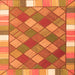 Serging Thickness of Southwestern Orange Country Rug, con2639org