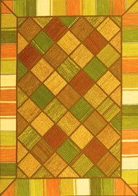 Southwestern Yellow Country Rug, con2639yw