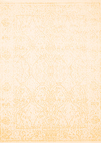 Solid Orange Modern Rug, con263org