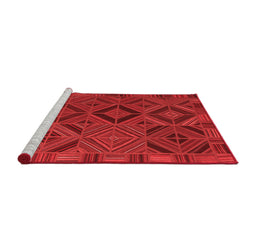Country Red Washable Rugs
