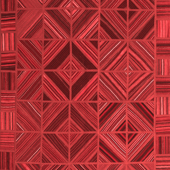 Machine Washable Southwestern Red Country Rug, wshcon2640red