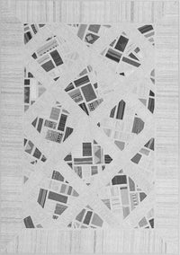 Solid Gray Modern Rug, con2641gry