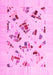 Solid Pink Modern Rug, con2641pnk