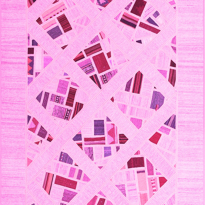 Solid Pink Modern Rug, con2641pnk