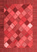 Abstract Red Contemporary Area Rugs