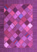 Abstract Purple Contemporary Rug, con2642pur