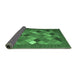 Sideview of Abstract Emerald Green Contemporary Rug, con2642emgrn