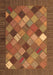 Abstract Brown Contemporary Rug, con2642brn