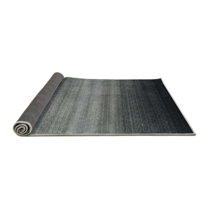 Thickness of Contemporary Gunmetal Green Modern Rug, con2643
