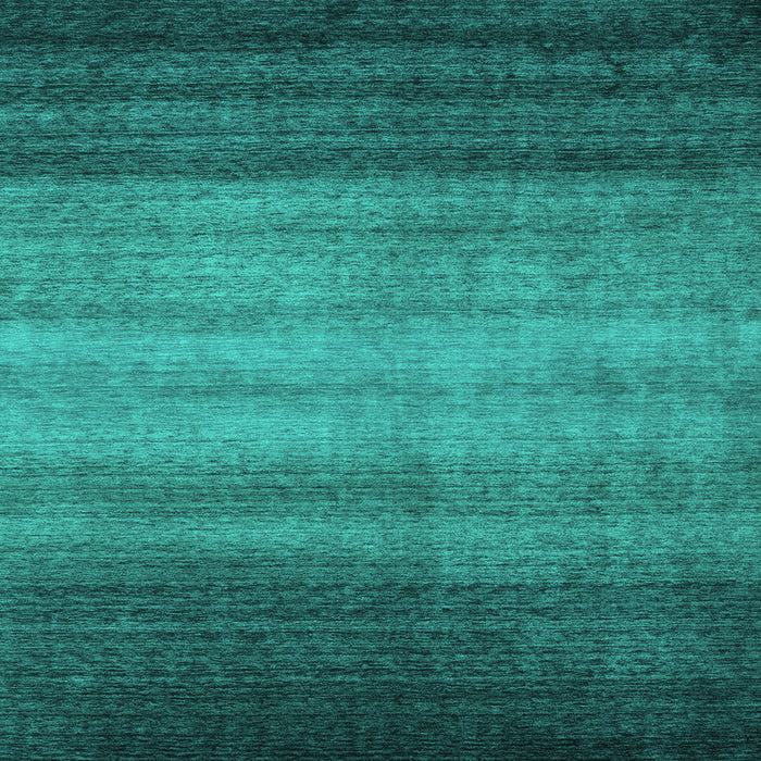 Machine Washable Abstract Turquoise Contemporary Area Rugs, wshcon2643turq