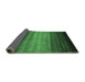 Sideview of Abstract Emerald Green Contemporary Rug, con2643emgrn