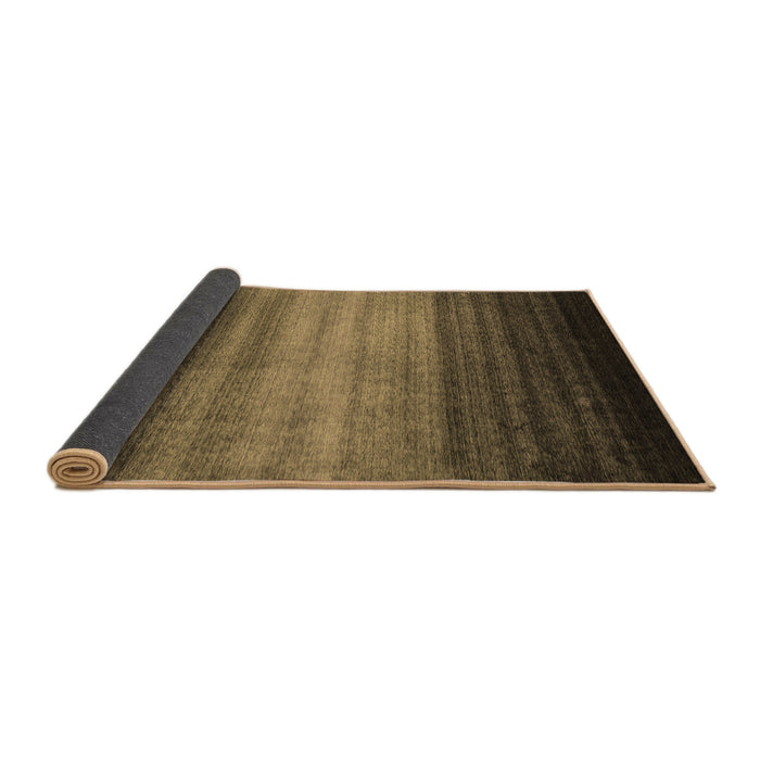 Sideview of Abstract Brown Contemporary Rug, con2643brn