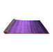 Sideview of Abstract Purple Contemporary Rug, con2643pur