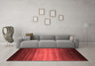 Contemporary Red Washable Rugs