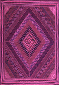 Abstract Purple Contemporary Rug, con2644pur