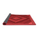 Abstract Red Contemporary Area Rugs